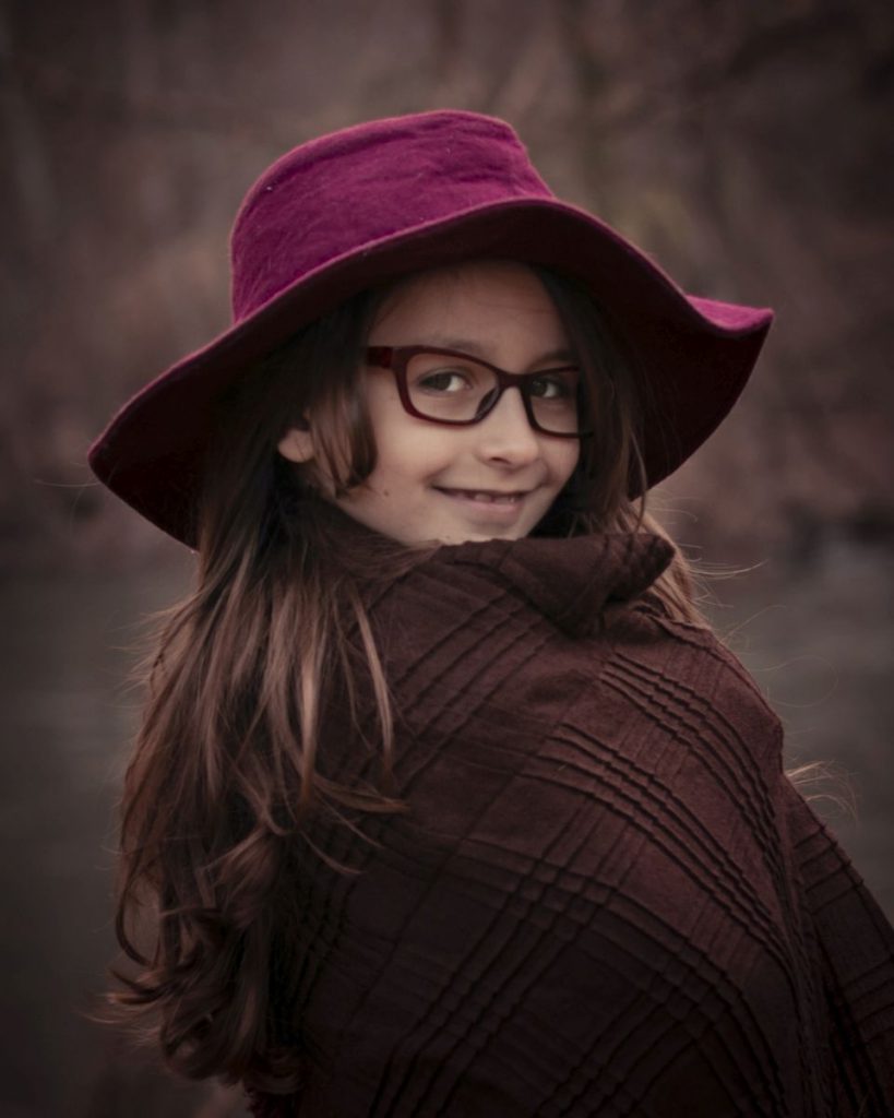 Outdoor child fall photo shoot in Reading, PA
