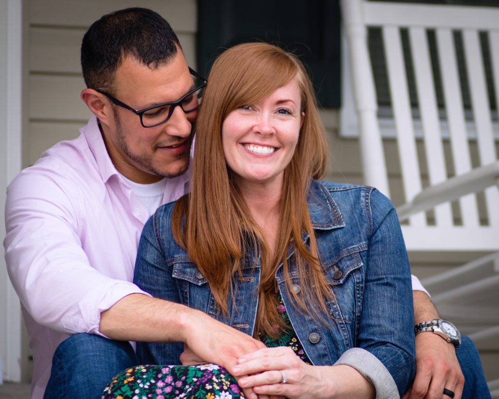 Couple's portrait in Reading, PA anniversary photo shoot