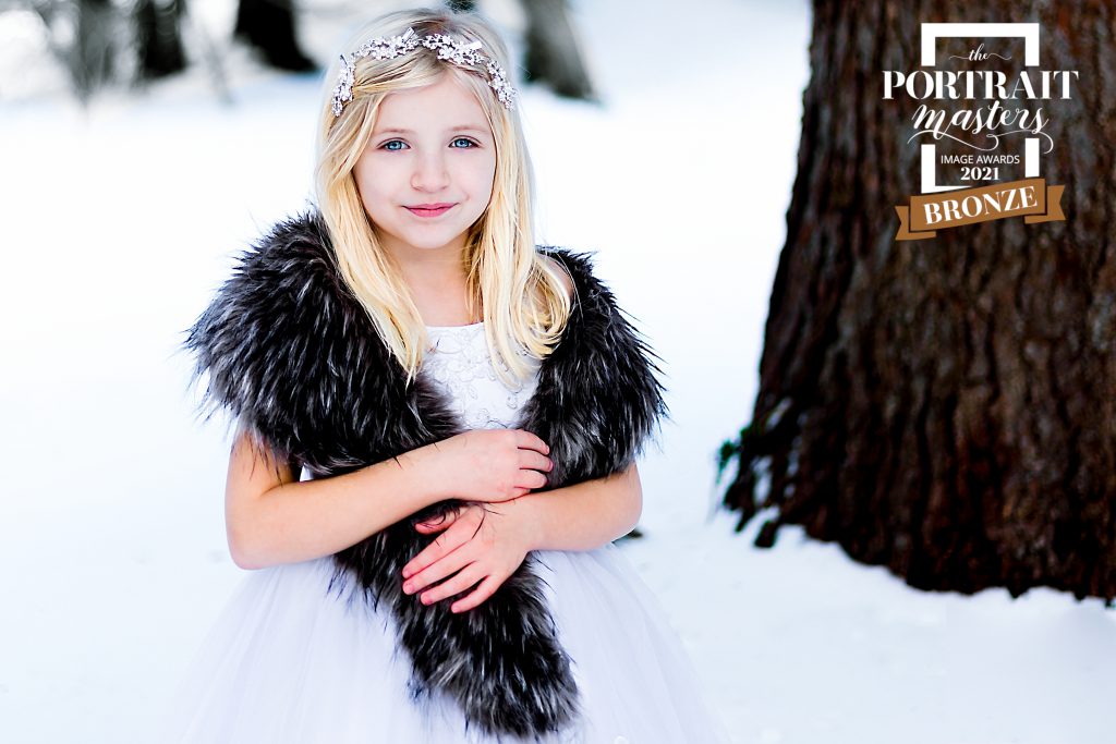 Creative Winter Child Portrait in Berks County, PA