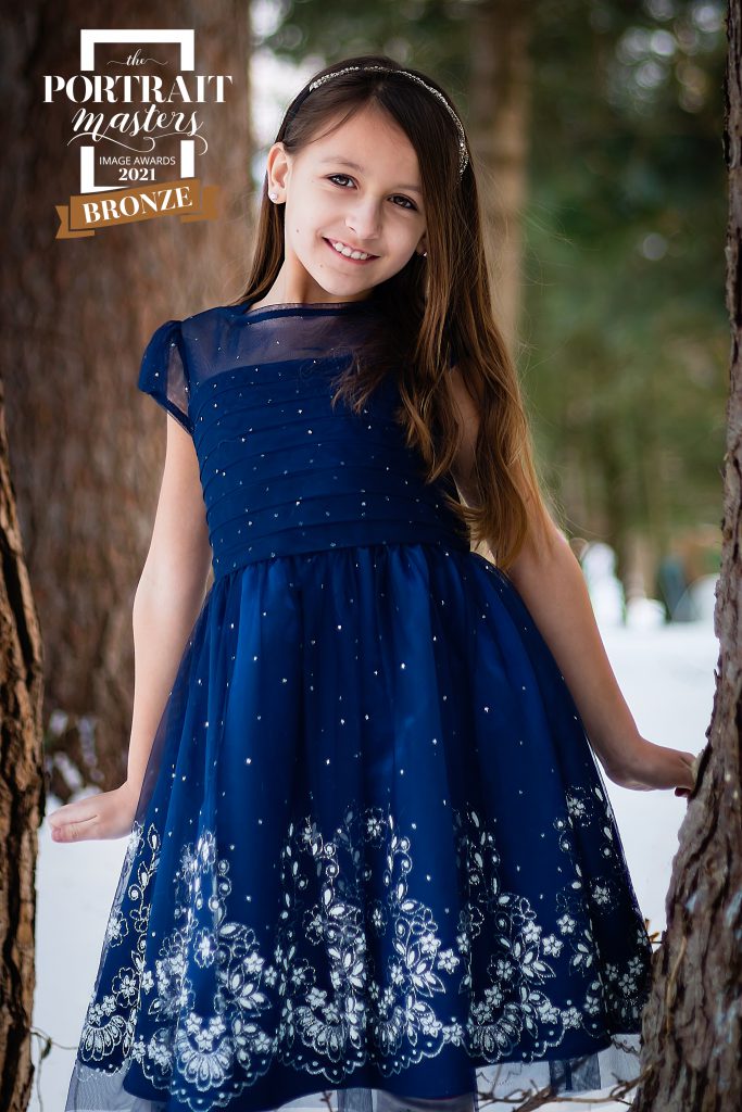 Child winter portrait in Berks County, PA