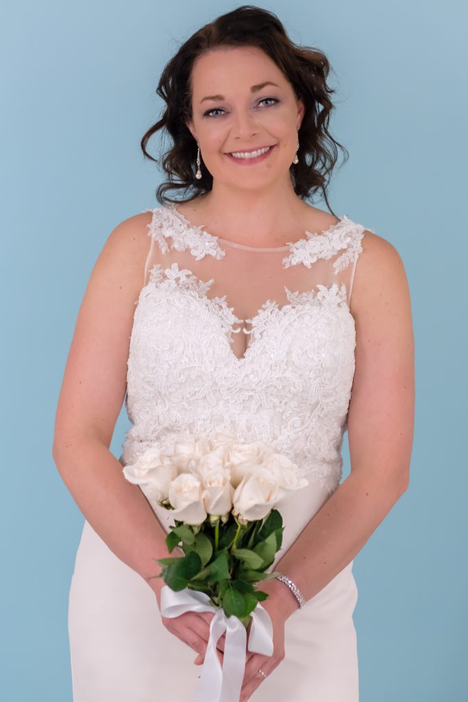 Wedding dress studio shoot in Berks County, PA