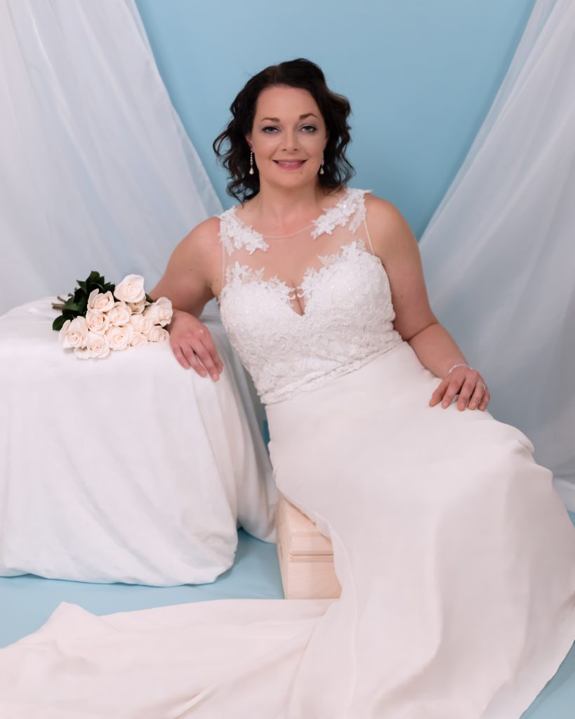 Wedding Dress studio shoot in Berks County, PA