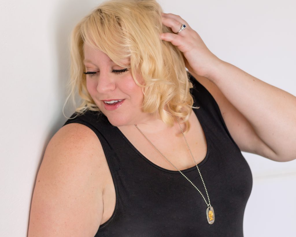 Contemporary glamour studio portrait in Reading, PA